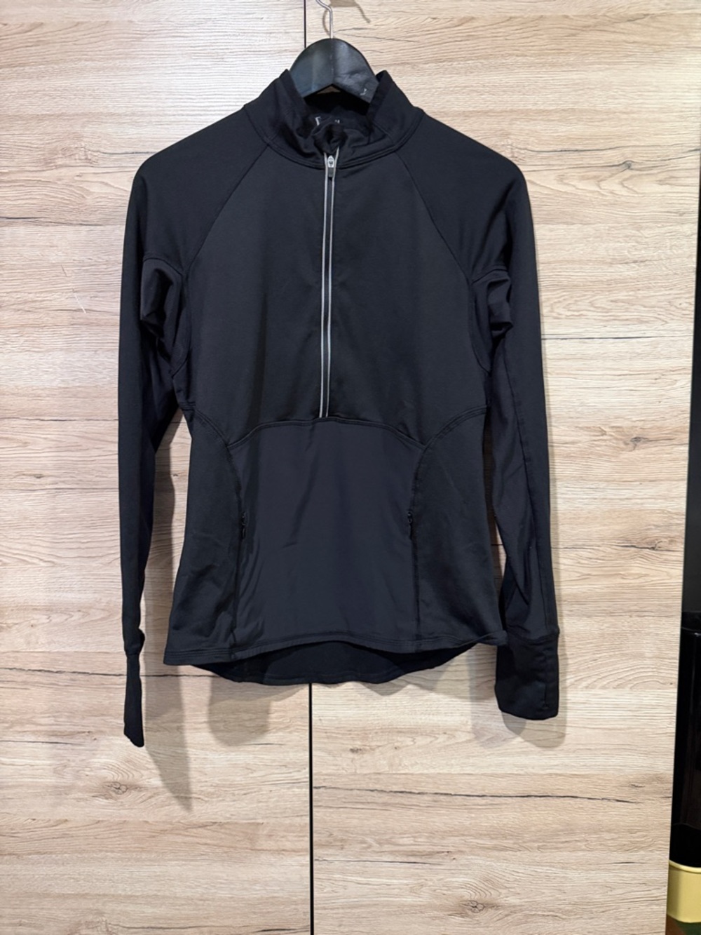 Athleta Black Half-Zip Performance Pullover